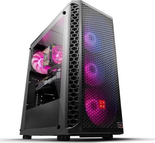 Kompjuter gaming Lynx Challenger Ryzen 7 5700X, 32GB RAM, 1TB SSD NVMe, RTX 4060 Ti 16GB, i zi