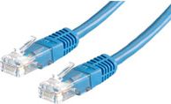 Kabllo rrjeti Roline PatchCord, UTP Cat5e, 1m, blu