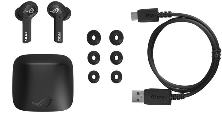 Dëgjuese ASUS ROG Cetra True Wireless, të zeza