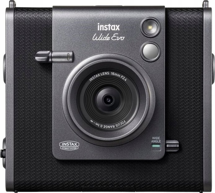 Kamerë instant hibride Fujifilm Instax Wide Evo, 16MP, ekran 3.5", e zezë
