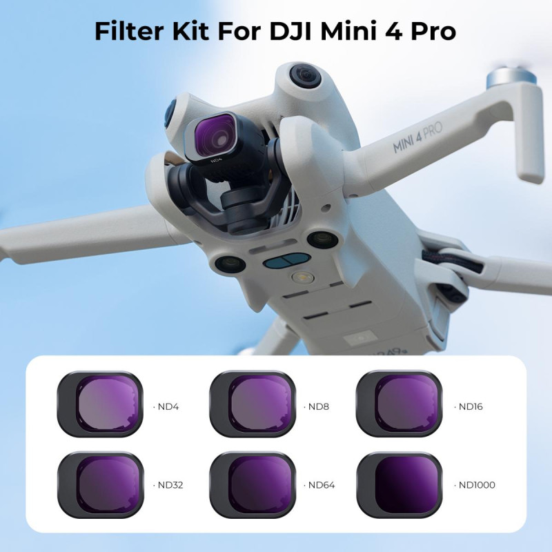 K&F Concept DJI Mini 4 Pro ND Filter Set