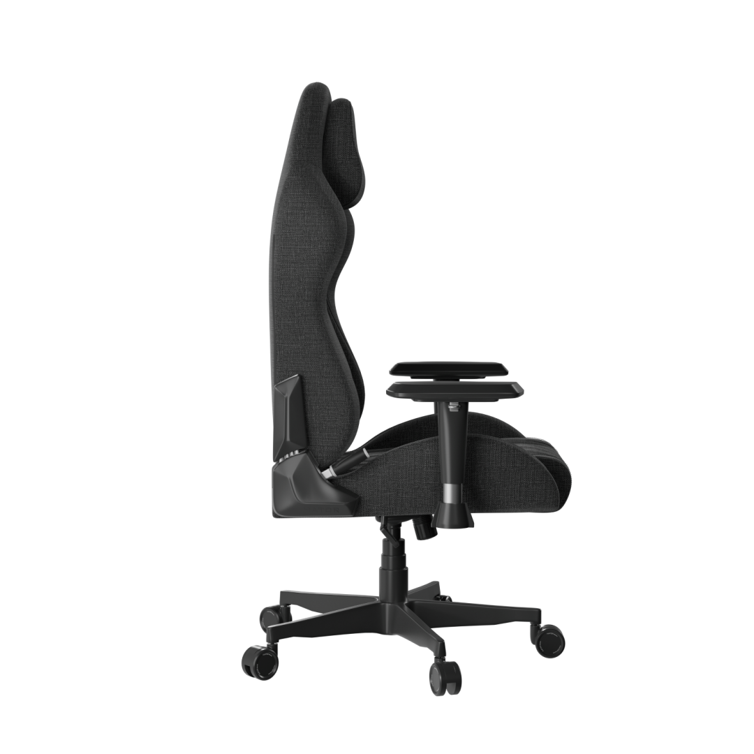 Karrige gaming Hator Darkside 3M Fabric, ergonomike, e zezë