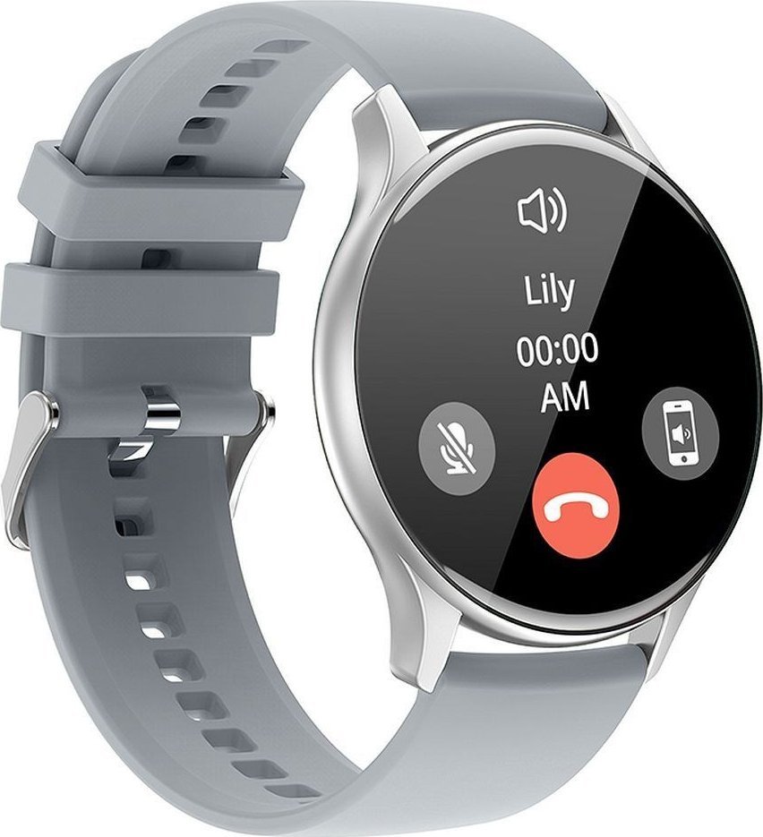 Ora inteligjente Hoco Y15, ekran 1.43" AMOLED, IP68, gri