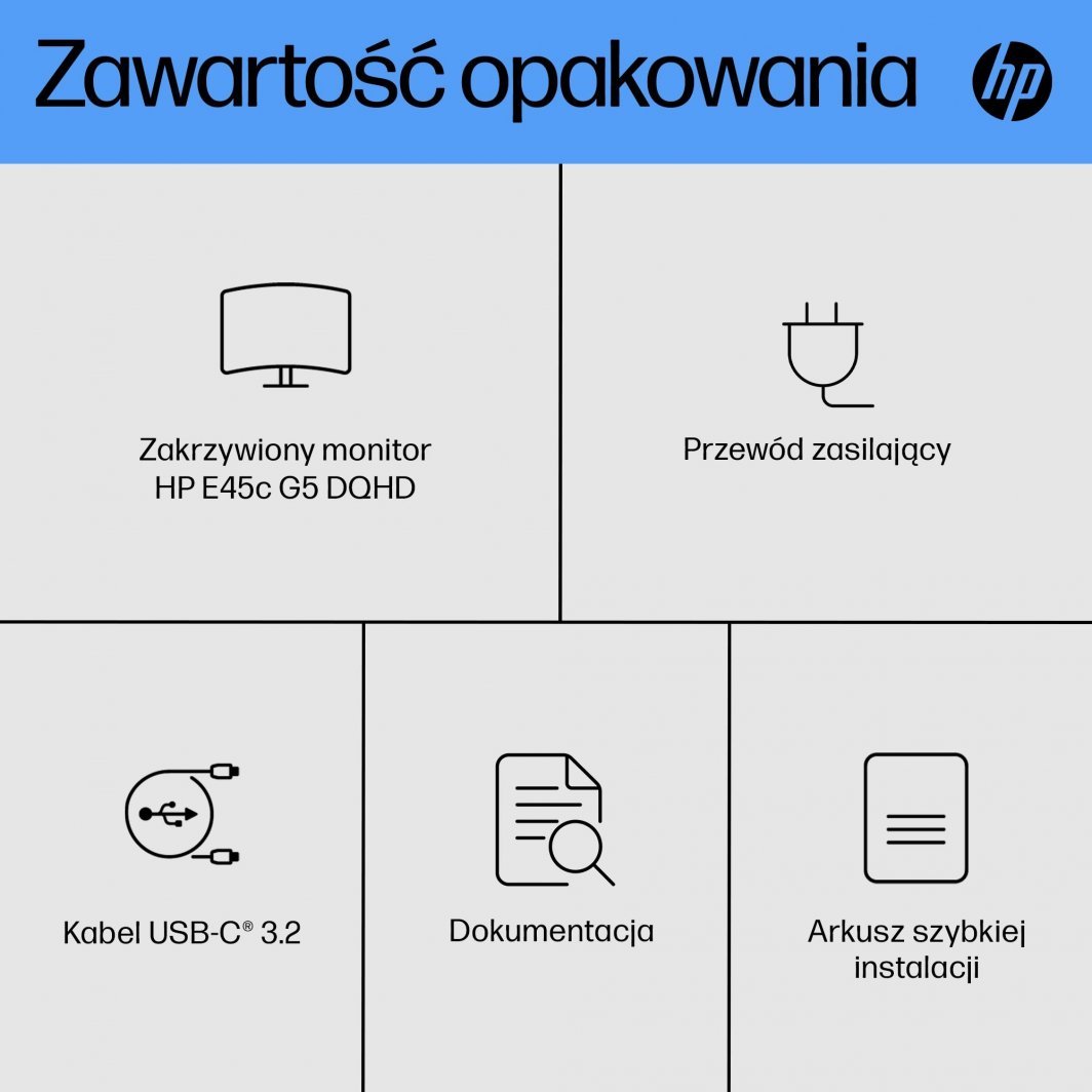 Monitor HP E45C G5, 44.5'', 5120 x 1440px