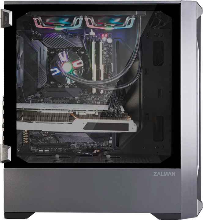 Куќиште Zalman Z8 MS, ARGB, црно