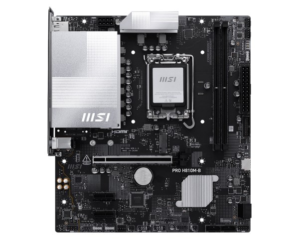 Motherboard MSI PRO H810M-B, Intel H810, LGA 1851, Micro ATX