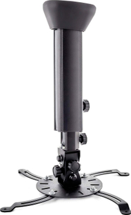 Mbajtëse tavani për projektor Edbak PMV100, rregullim distancë, sistem kabllosh i fshehur, e zezë