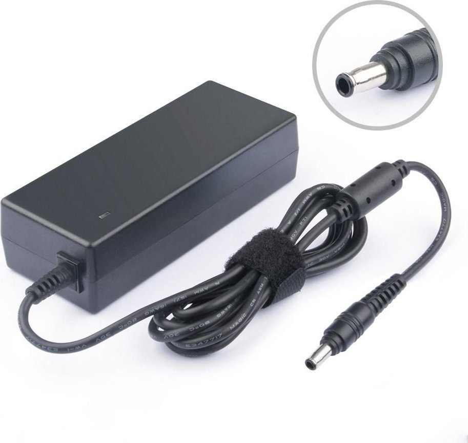 Adapter karikues për laptop CoreParts MBA1141, 90W, i zi