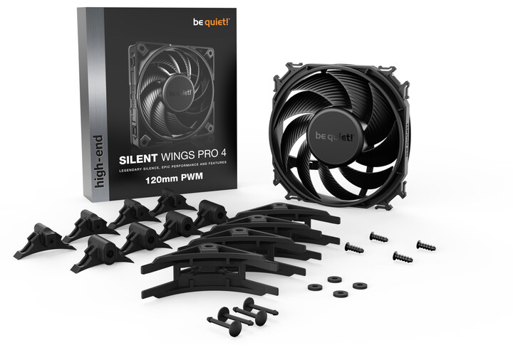 Ventilator Be quiet! Silent Wings PRO 4 PWM, 120mm