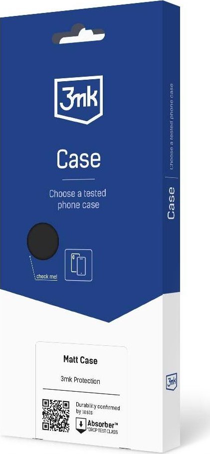 Futrollë 3mk Matt Case për Redmi Note 13 Pro Plus, TPU, mat, e zezë