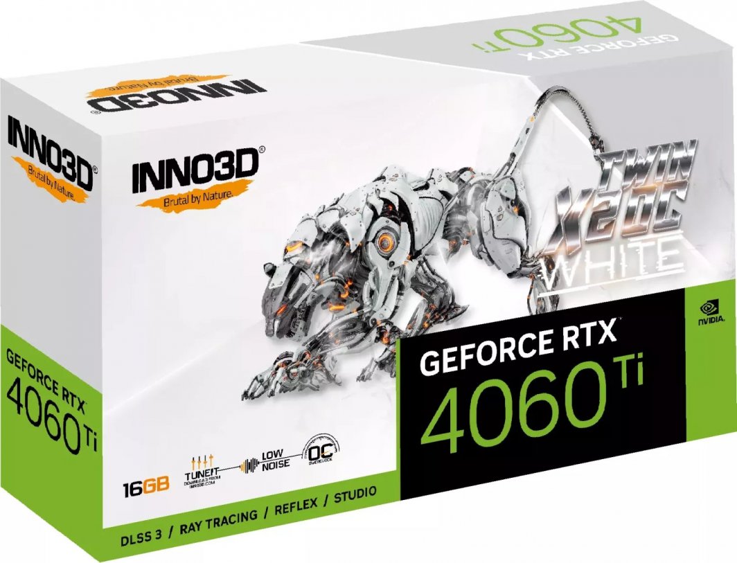 Kartelë grafike Inno3D GeForce RTX 4060 Ti Twin X2 OC White 16GB GDDR6