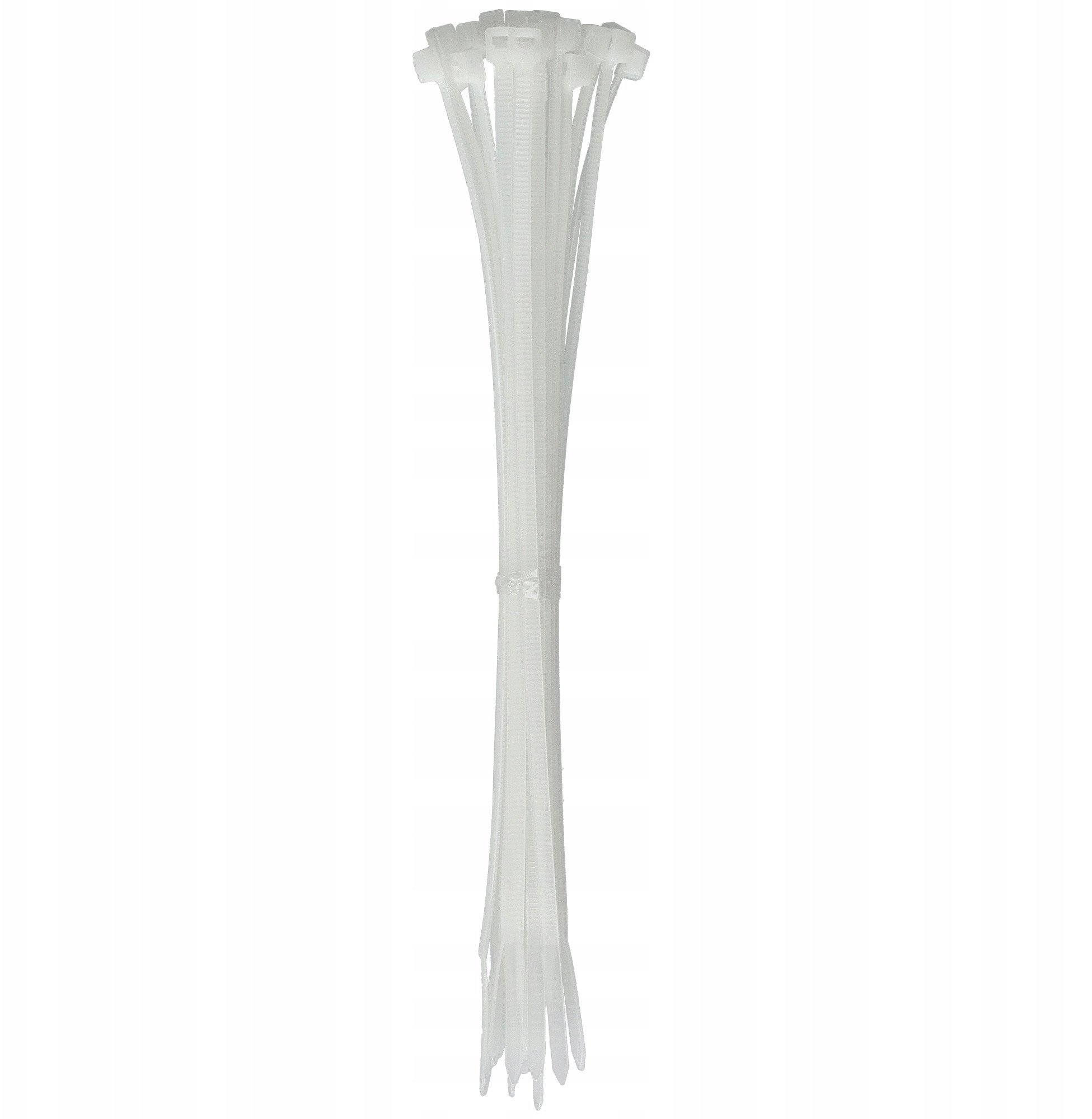 Lidhëse kabllosh Plastrol OK-2510B, 2.5×100 mm, të bardha