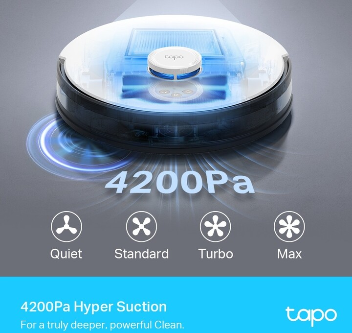 Fshesë robotike me shtupë TP-Link Tapo RV30 Plus