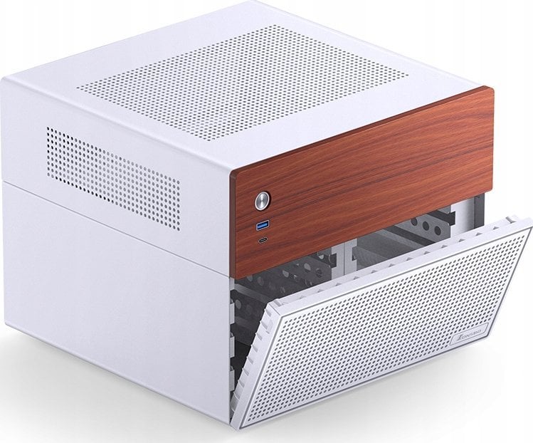 Kuti kompjuterike NAS Jonsbo N4, 6x HDD 3.5", 2x SSD 2.5", e bardhë