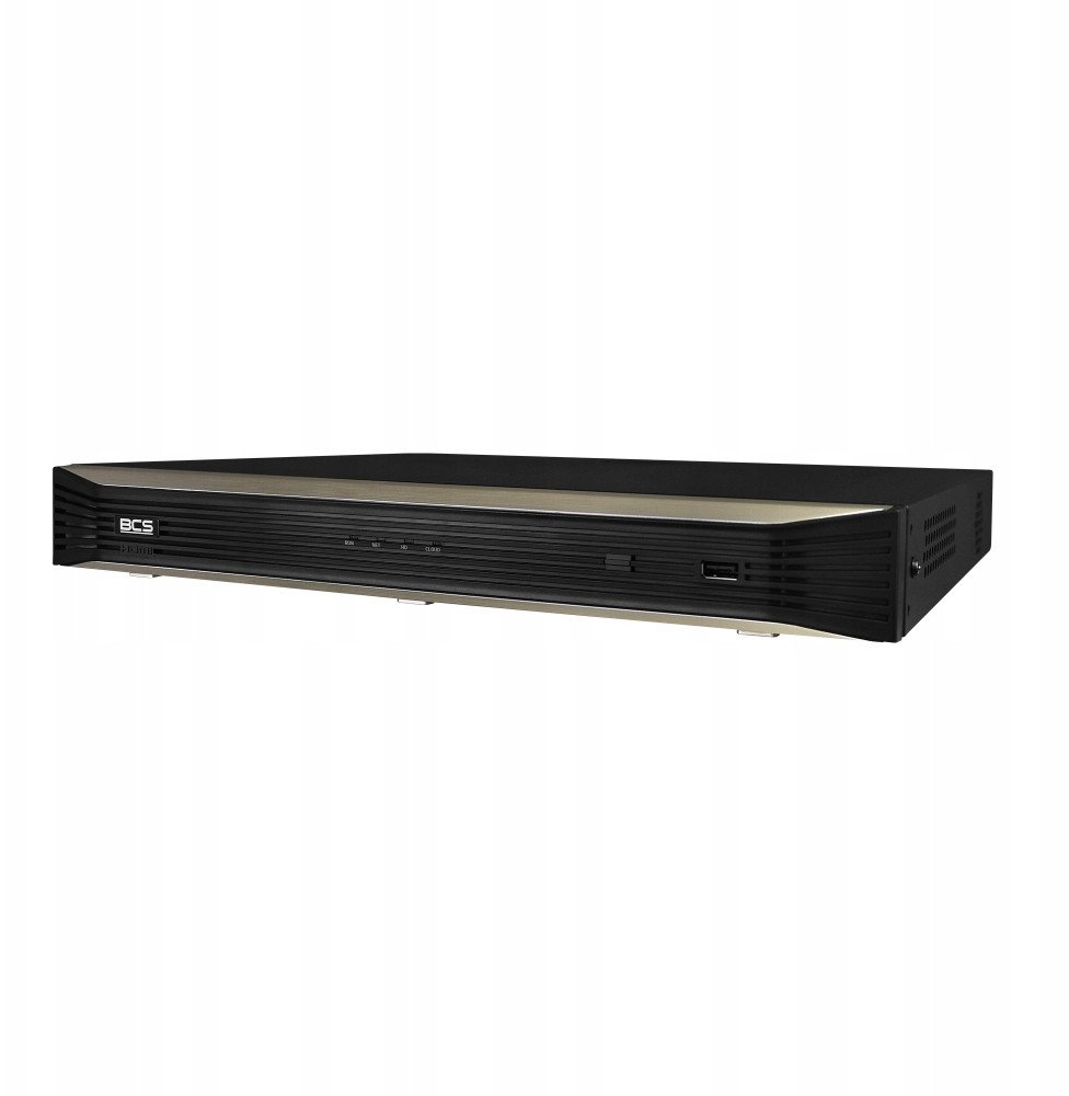 IP регистратор BCS P NVR0802 A 4K 8 канали, 8 PoE порти, HDMI 4K, црн