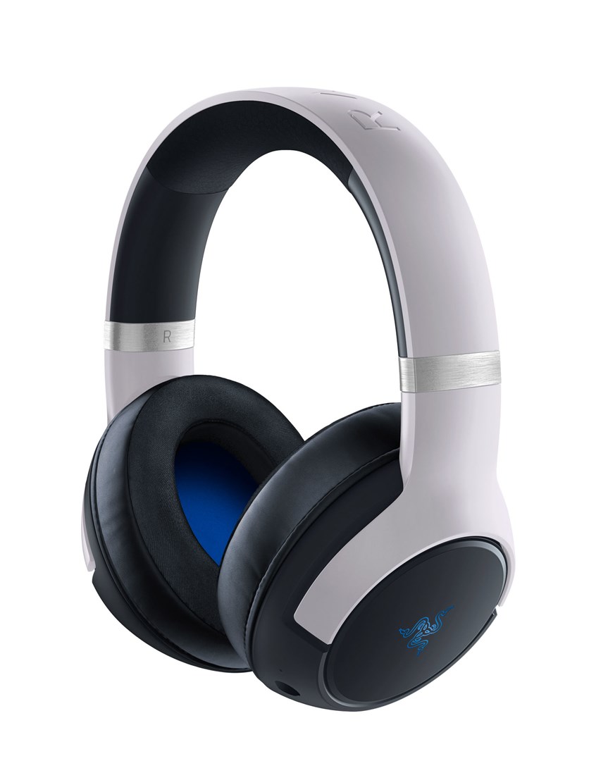 Слушалки за гејминг Razer Kaira Pro HyperSpeed, безжични, за PlayStation, бели