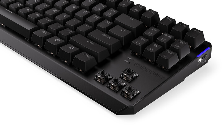 Tastierë Endorfy Thock TKL Wireless, Kailh Box Black, US