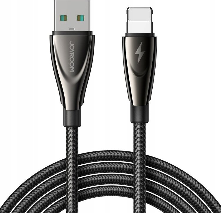 Kabllo USB A në Lightning Joyroom SA31 AL3, 1.2m, 3A, e zezë