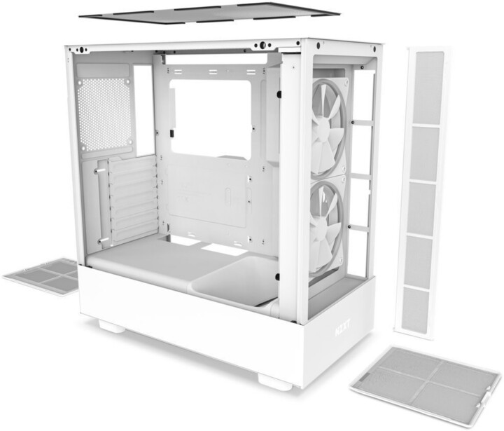 Kasë kompjuteri NZXT H5 Elite, e bardhë
