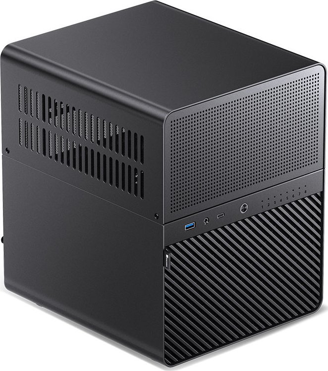 Kasa NAS Jonsbo N3, Mini ITX, deri 8x 3.5", e zezë