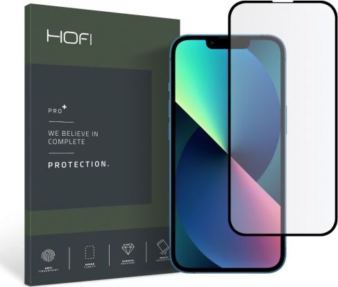 Mbrojtës ekrani Hofi Glass Pro+, xham i temperuar 0.3mm 9H, për iPhone 13 13 Pro, transparent