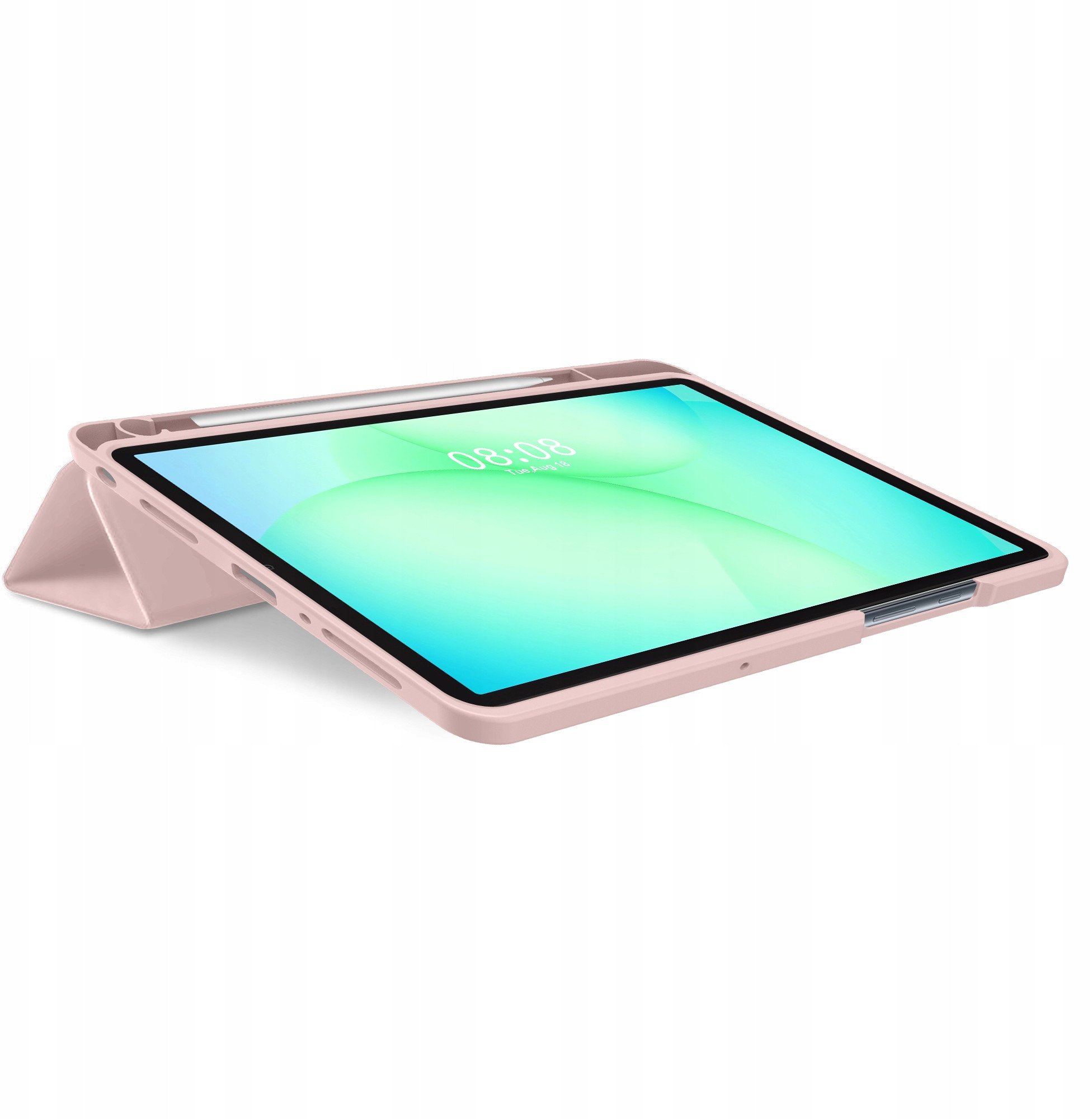 Mbulesë tablet Tech-Protect SmartCase Pen, Galaxy Tab A9 A11 8.7", me stylus, rozë