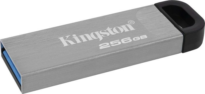 USB Pendrive Kingston DataTraveler Kyson, 256 GB, e hirtë / e zezë