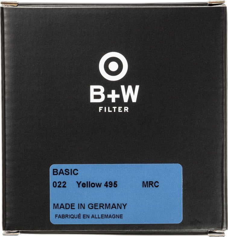 Filter fotografik B+W Basic 022M, 67mm, MRC Yellow 495, i verdhë