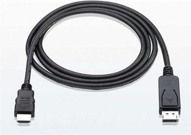 Adapter kabllo video Techly ICOC-DSP-H-010, DisplayPort në HDMI, 1m, i zi