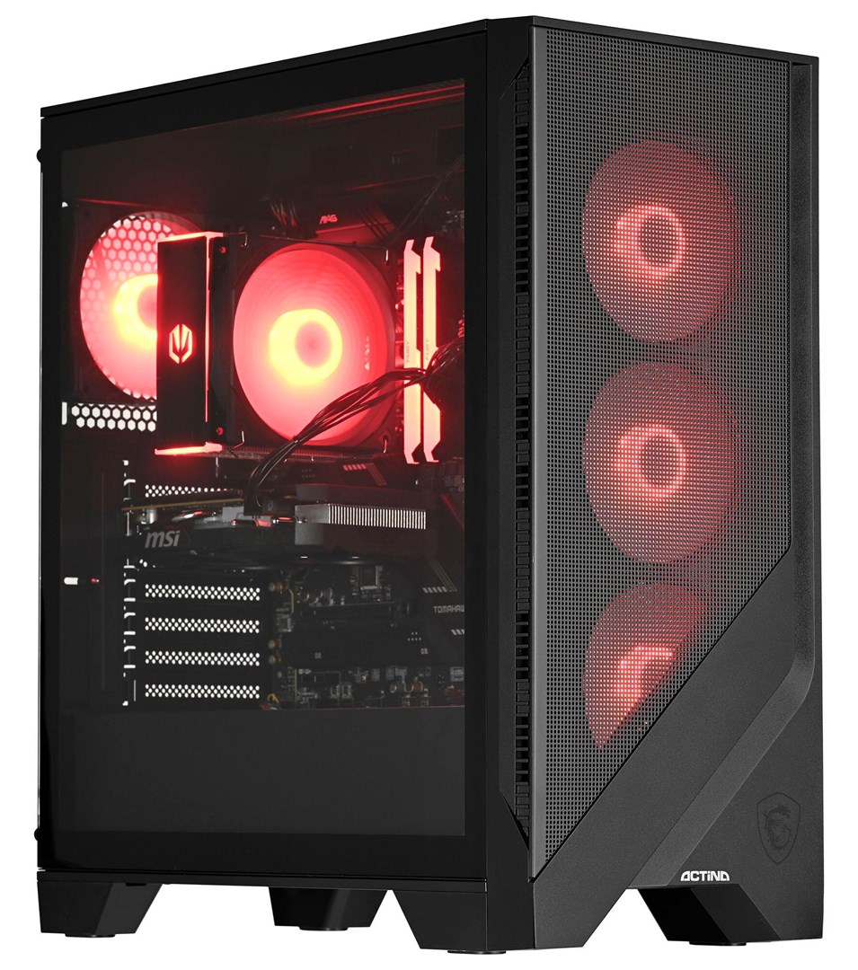 Kompjuter Actina Ryzen 7 5700X3D, 32GB RAM, 1TB SSD, RTX 4070 SUPER, i zi