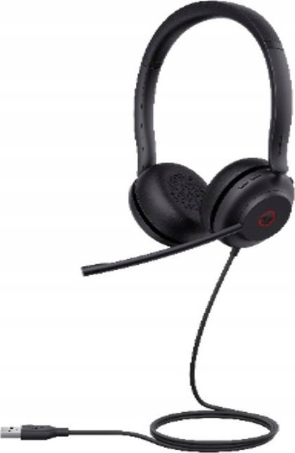 Kufje Yealink UH35 Dual Teams, USB A, stereo, të zeza