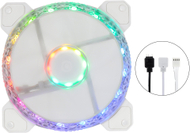 Ventilatorë kase Gelid Solutions Stella Daisy Chain, set 3 x 120mm, ARGB LED, PWM
