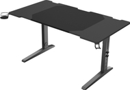 Tryezë gaming Genesis Holm Modular 140, 140 x 75 cm, lartësi e rregullueshme, e zezë