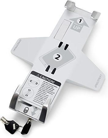 Mbajtës tableti Ergotron Lockable Tablet Mount 45-460-026, i kyçshëm, metalik, argjendtë
