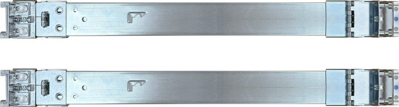 Shina rack QNAP RAIL-S01, set montimi për NAS, metalike, argjend