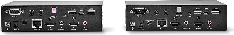 Adapter HDMI USB RS232 Lindy Extender Cat6, deri 100m