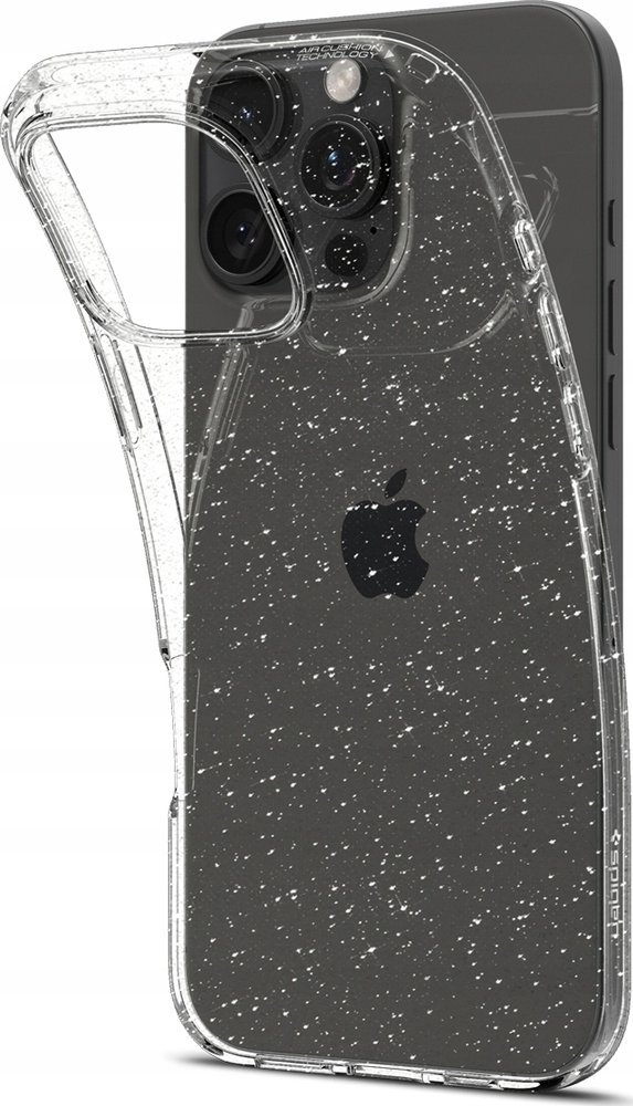Mbulesë telefoni Spigen Liquid Crystal Glitter, për iPhone 16 Pro, Crystal Quartz, transparente