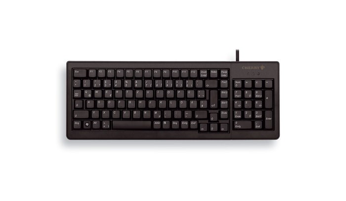 Tastierë CHERRY XS G84-5200, PS/2 dhe USB, QWERTZ, e zezë