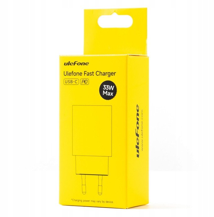 USB полнач Ulefone 33W, брзо полнење, бел