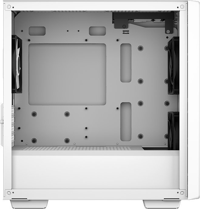 Kuti PC Deepcool CC360 ARGB, mini tower, xham i temperuar, e bardhë
