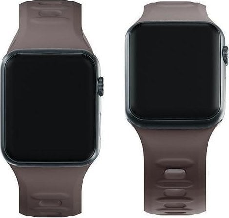 Rrip silikoni 3mk për Apple Watch, 38/40/41 mm, kafe