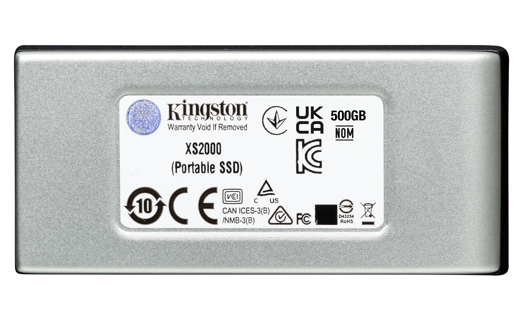 SSD i jashtëm Kingston XS2000, 1TB, USB 3.2, i zi