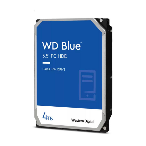 Hard Disk Western Digital WD Blue WD40EZAZ, 4TB, 3.5", 5400RPM, 256MB Cache, SATA 6Gb/s, i kaltër