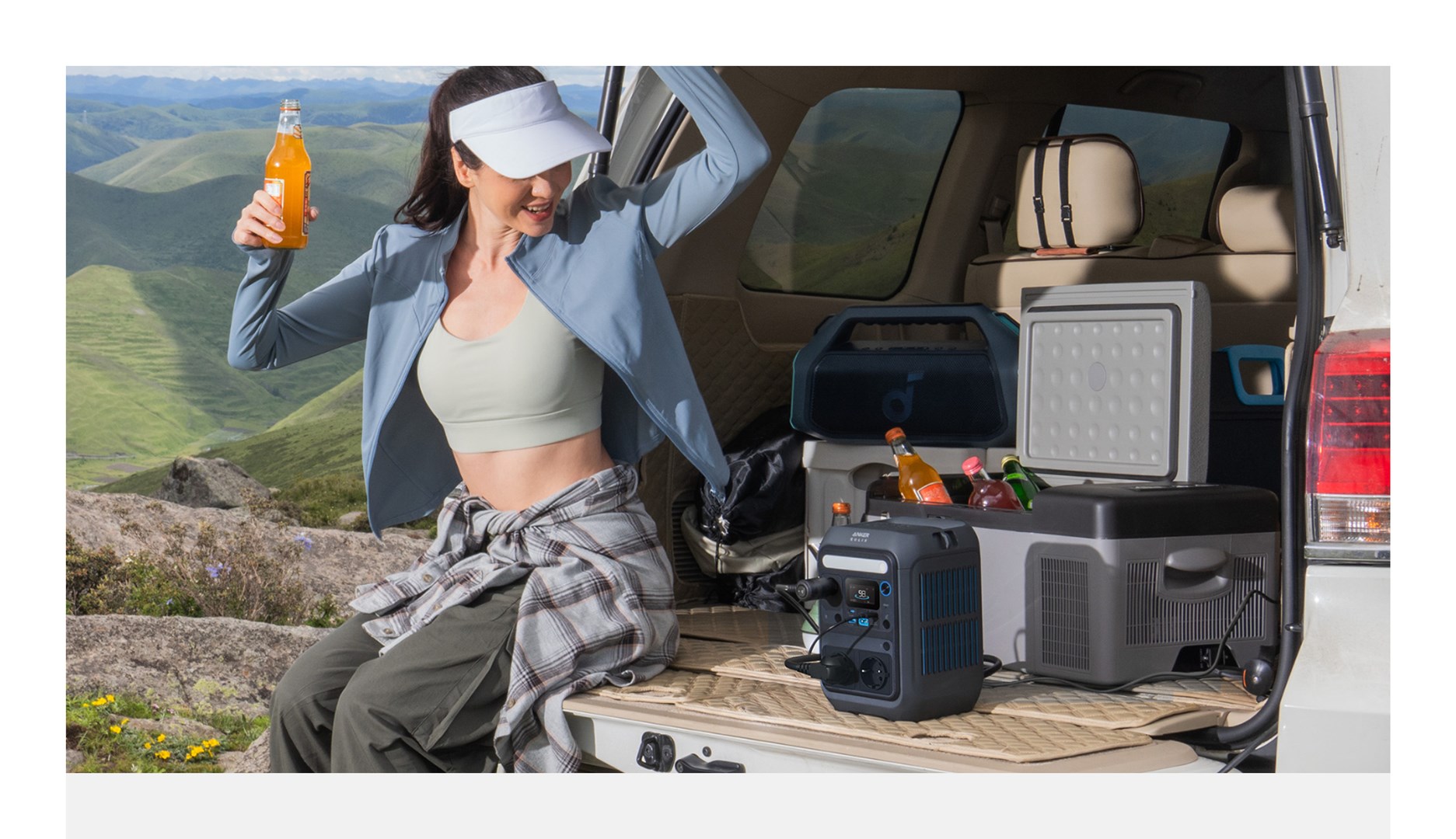 Stacion portativ energjie Anker SOLIX C300X, bateri LiFePO4, shumë porta AC USB, i zi