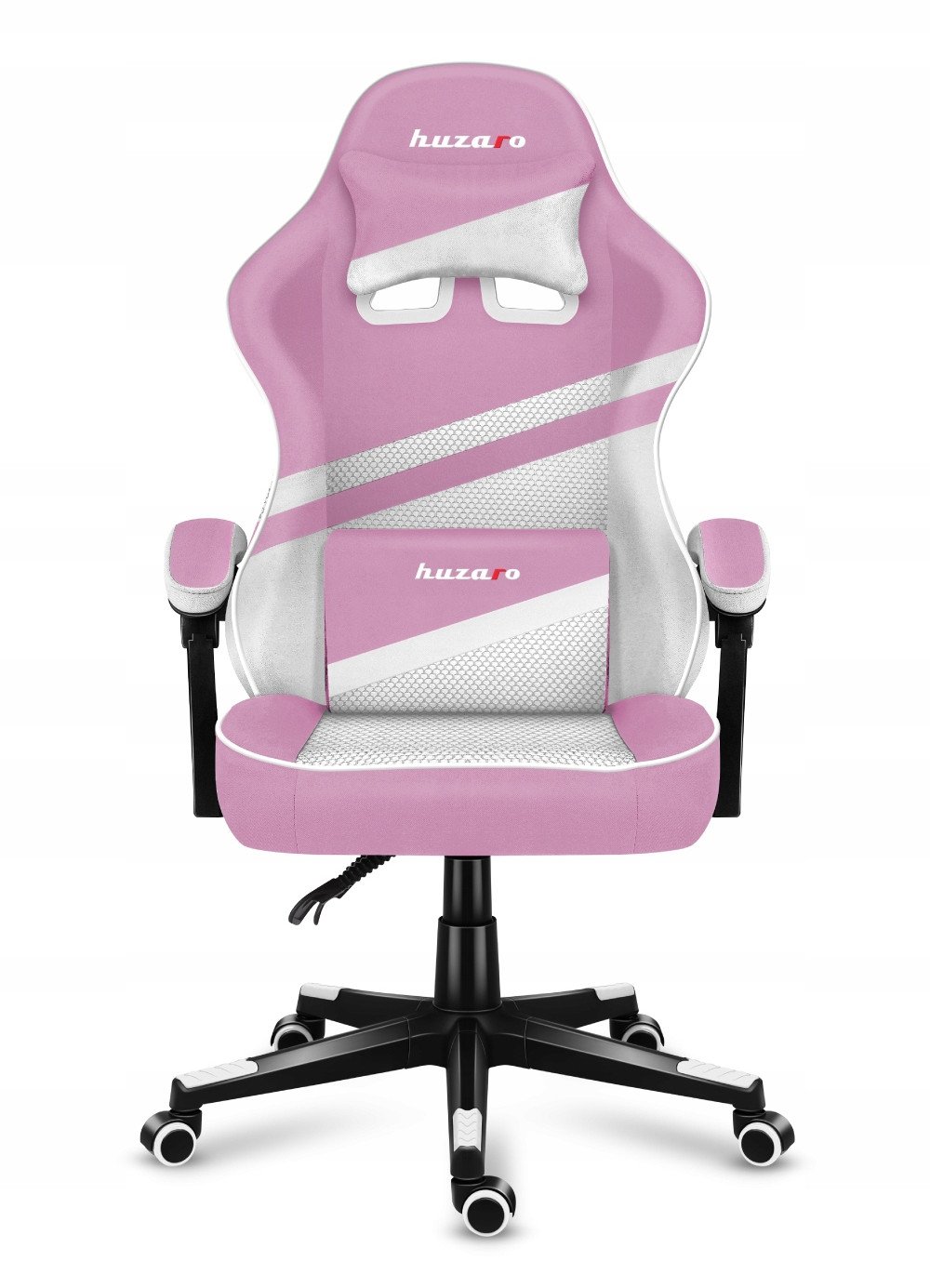 Karrige gaming Huzaro Force 4.4, rrjetë, deri 130 kg, rozë e bardhë