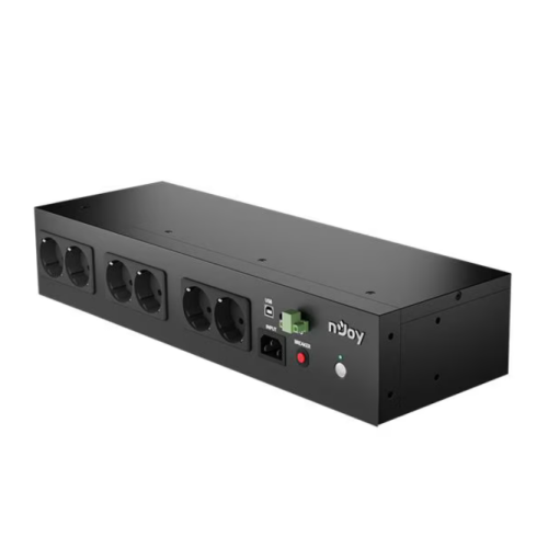 UPS NJOY Theron 800, 800VA 480W, 8 porta Schuko, njëfazësh