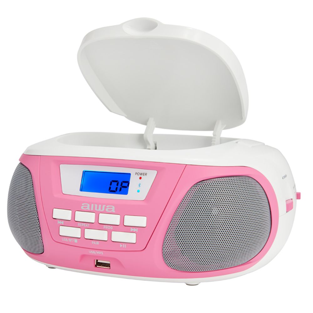 Radio Boombox Portativ me Bluetooth, CD dhe MP3 AIWA BBTU-300PK