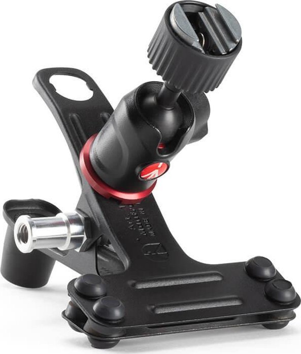 Kapëse fotografike Manfrotto Cold Shoe Spring Clamp, bazë cold shoe, mekanizëm me sustë, e zezë