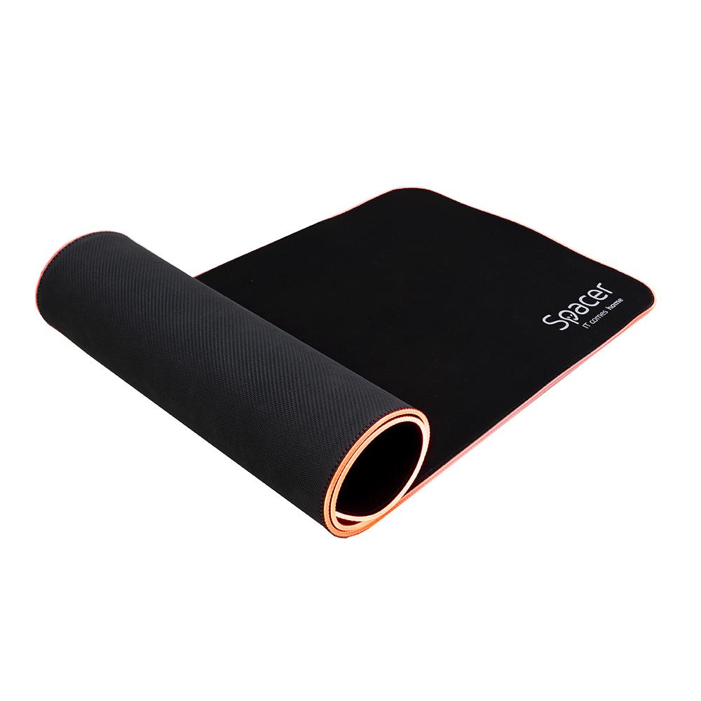 Mousepad gaming SPACER SP-PAD-GAME-RGB-B, RGB, i zi