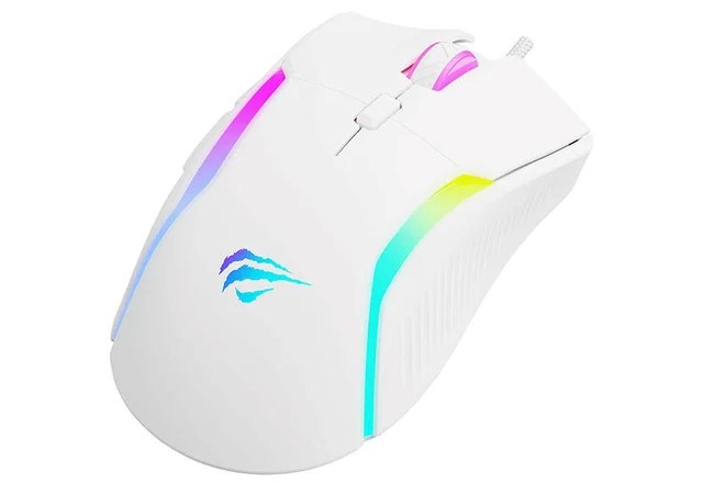 Mouse gaming Havit MS1033, 9 butona, DPI i rregullueshëm, i bardhë